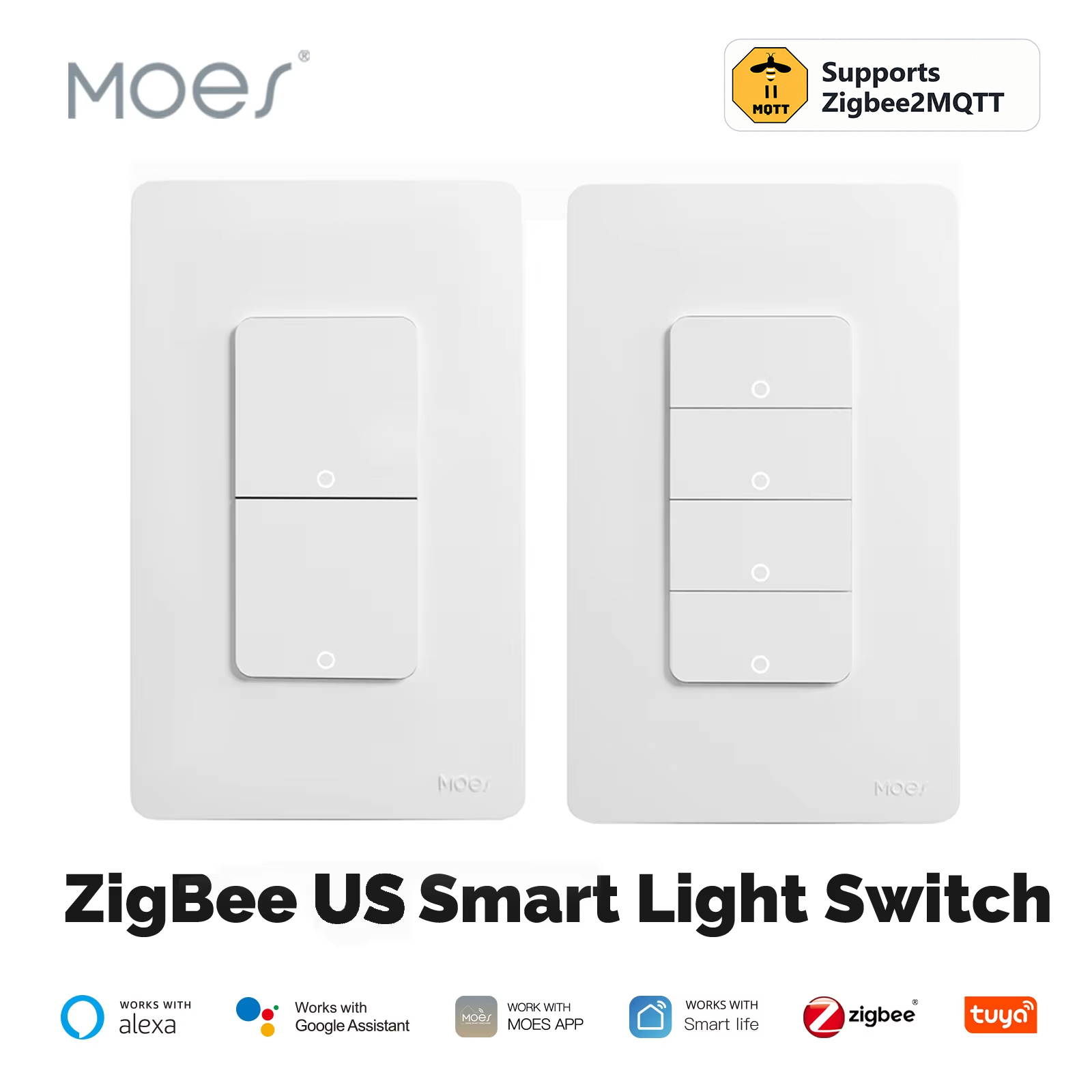 Sonoff Basic - MOES Tuya ZigBee Inteligentny Włącznik Światła,