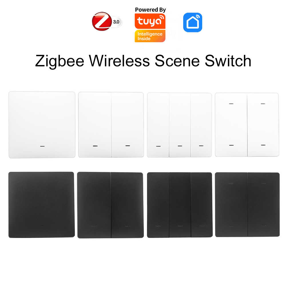 Tuya 4 Channel - Bezprzewodowy inteligentny przełącznik scen Tuya ZigBee