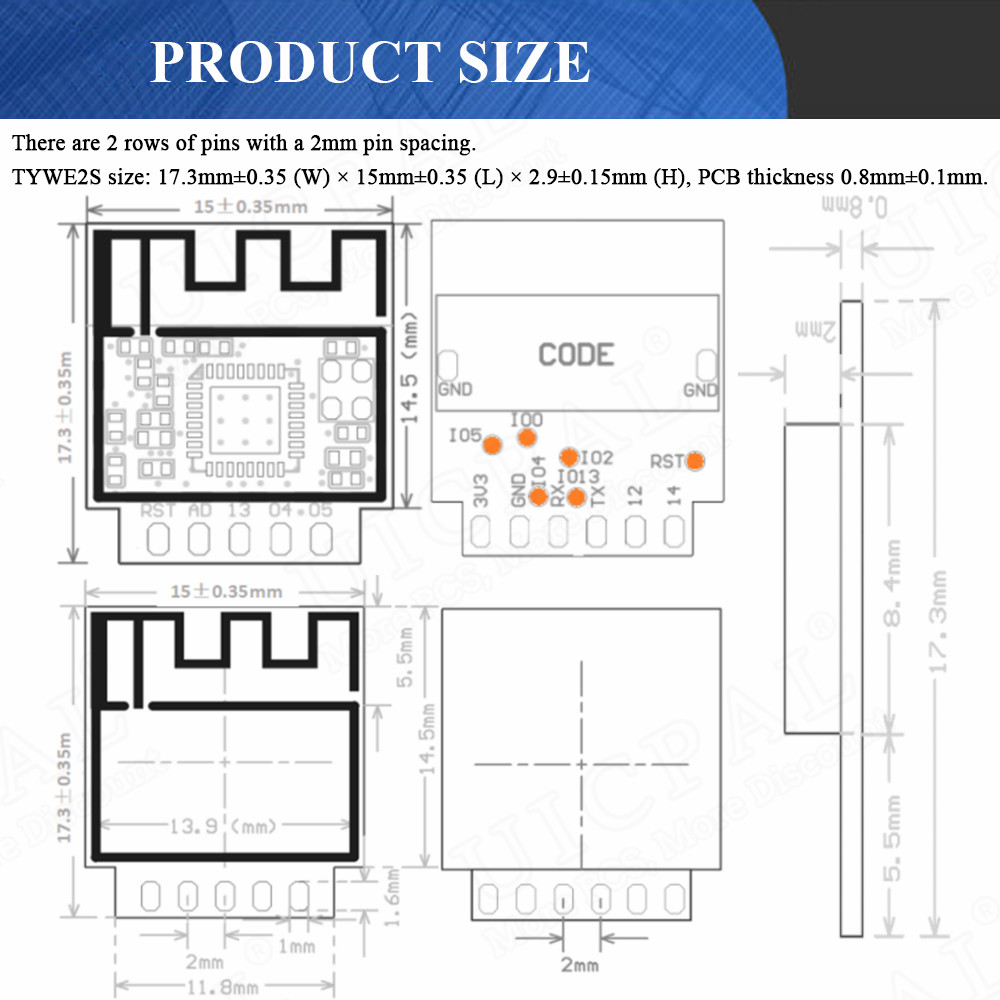 ESP-02S szeregowy bezprzewodow – Smart Home Module Iot recenzja i cena