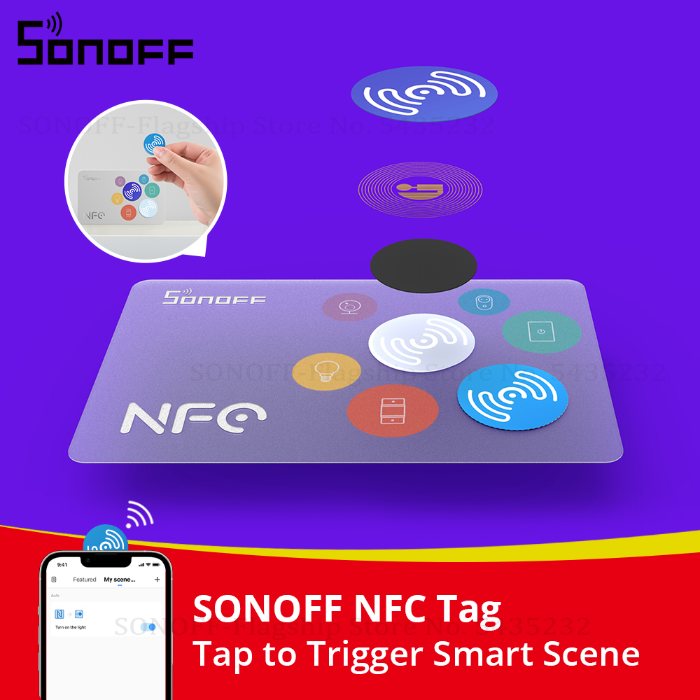 SONOFF NFC Tag Ntag215 Naklejk – Sonoff recenzja i cena