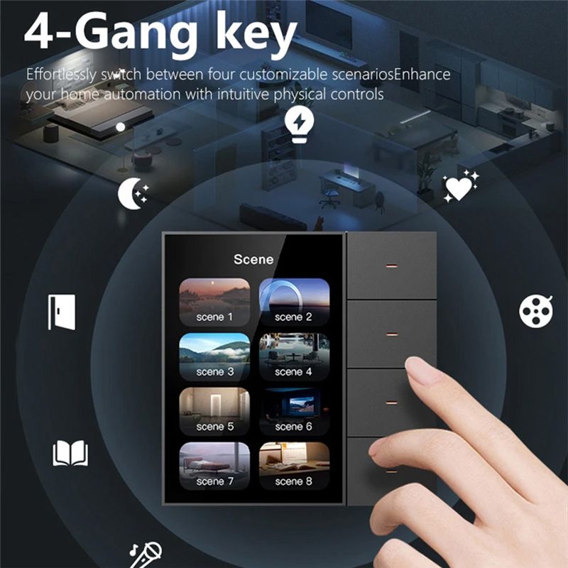 AED6-Tuya Zigbee 3.5-calowy In – Tuya 4 Channel recenzja i cena